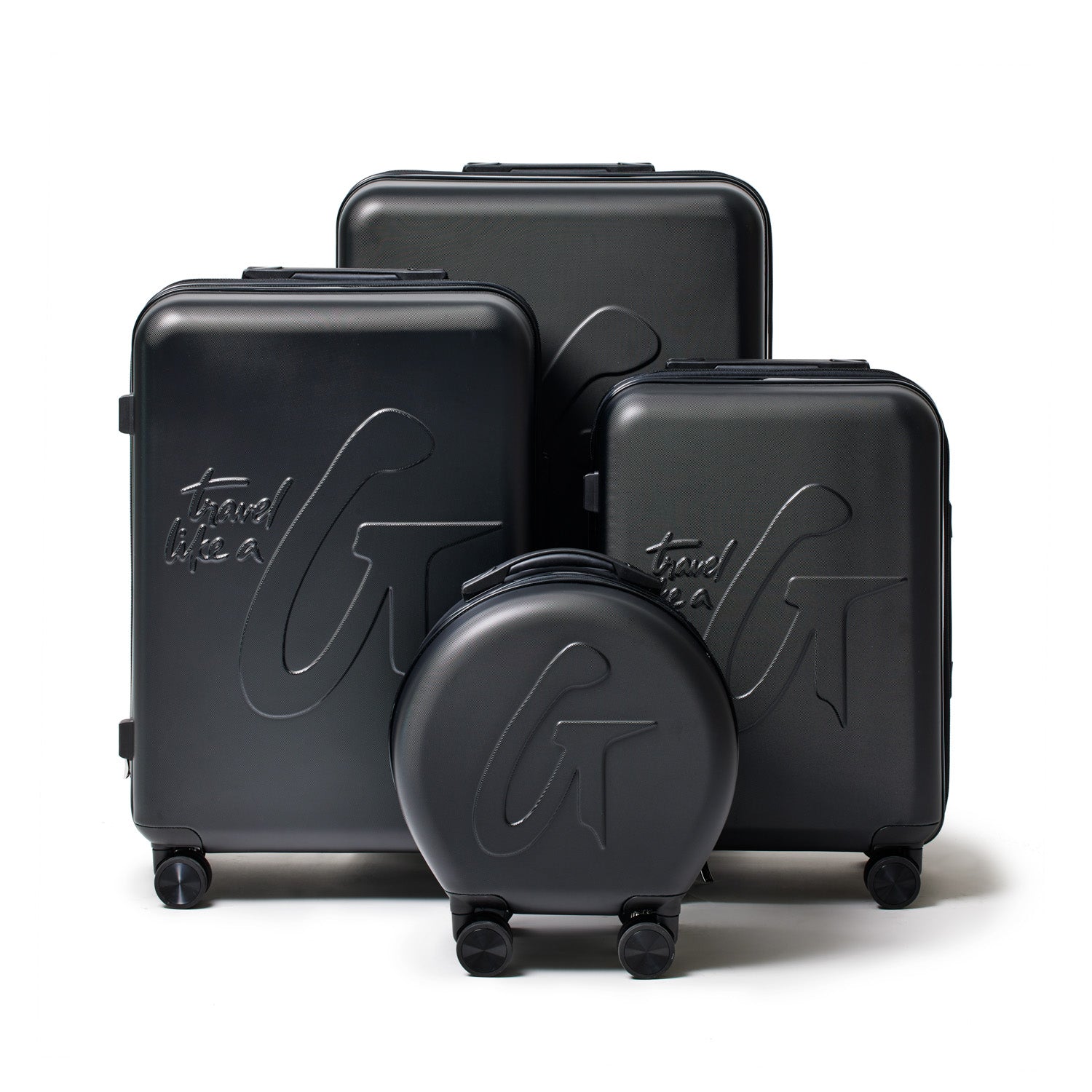 4PC LUGGAGE COLLECTION BLACK