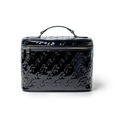 MONOGRAM LARGE COSMETIC TOILETRY BAG MIRROR BLACK