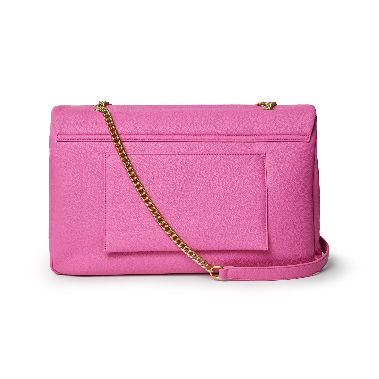 PEBBLE XL FLAP BAG HOT PINK