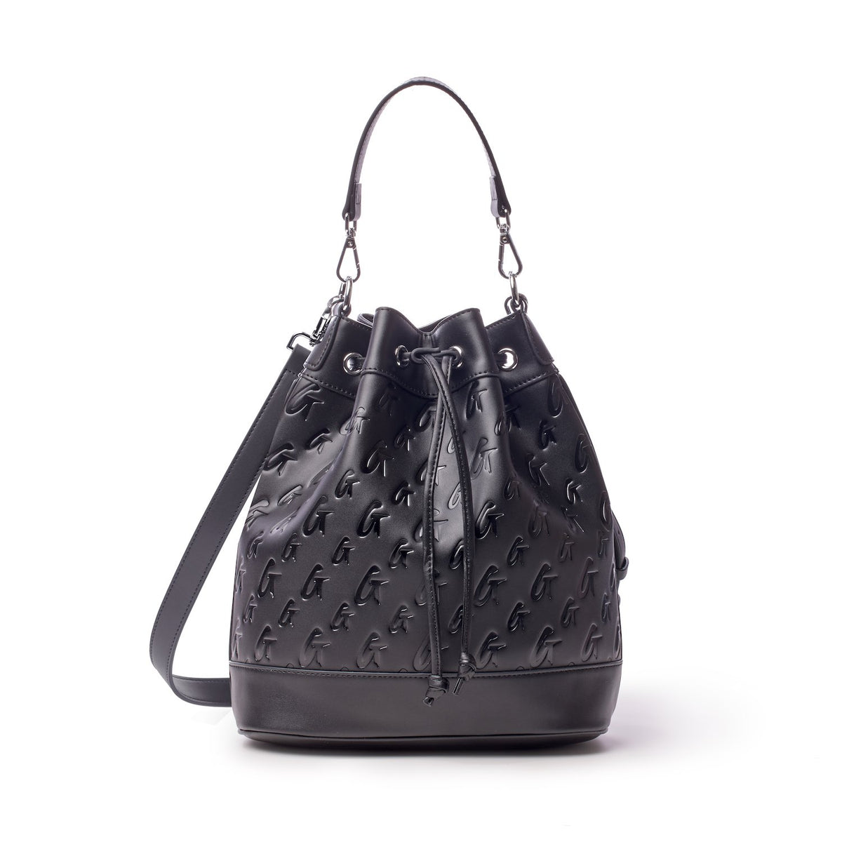 Monogram Suede Bucket Bag