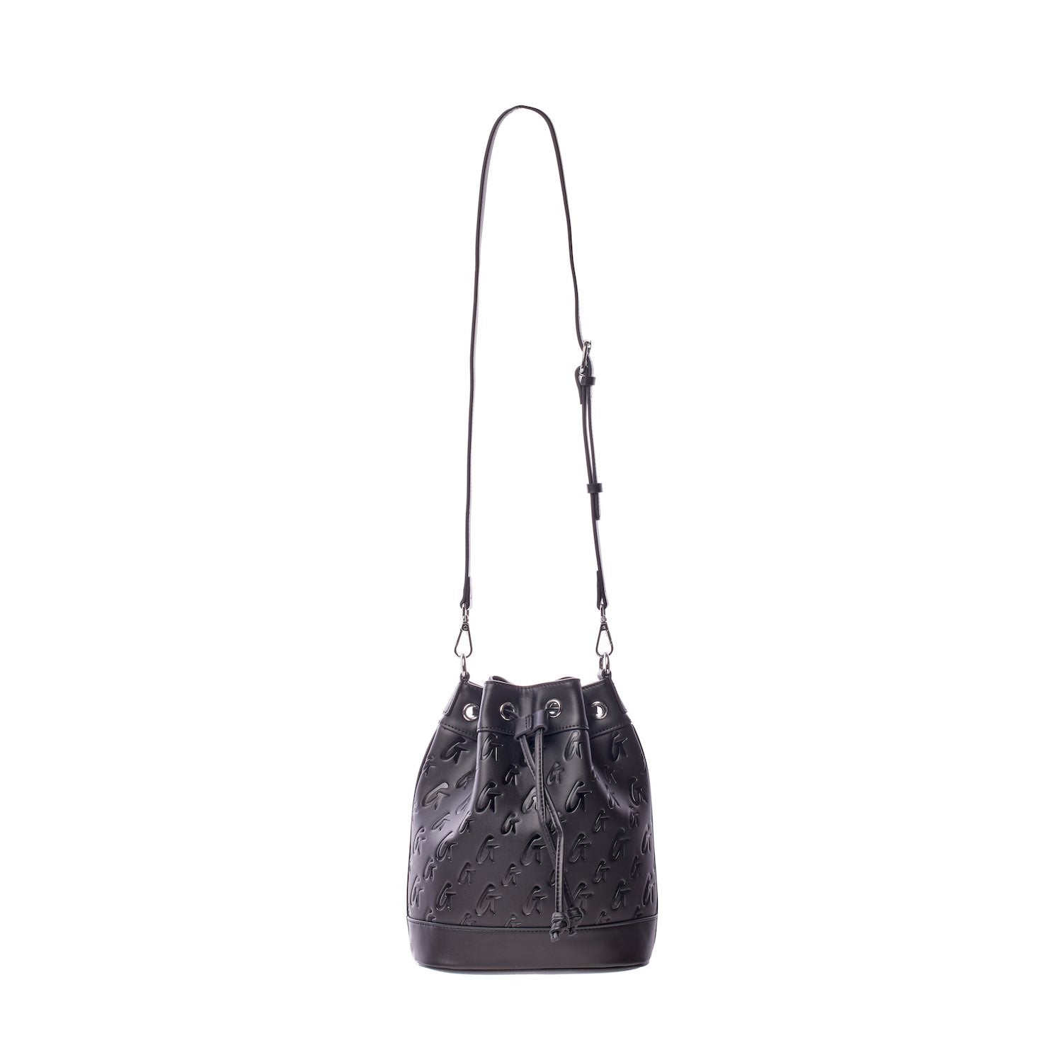 MONOGRAM MINI BUCKET BAG MATTE BLACK – Glam-Aholic Lifestyle