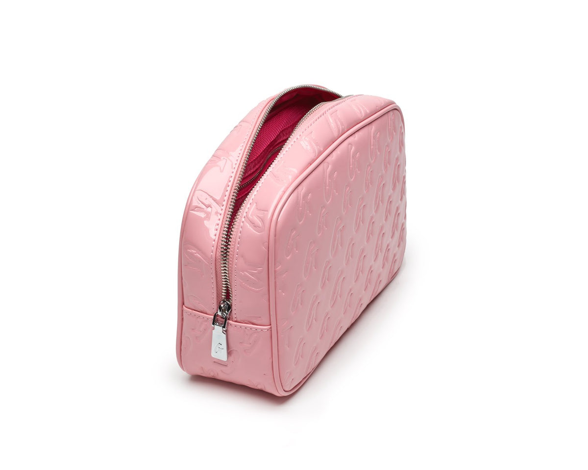 MONOGRAM TOILETRY SET - MIRROR LIGHT PINK