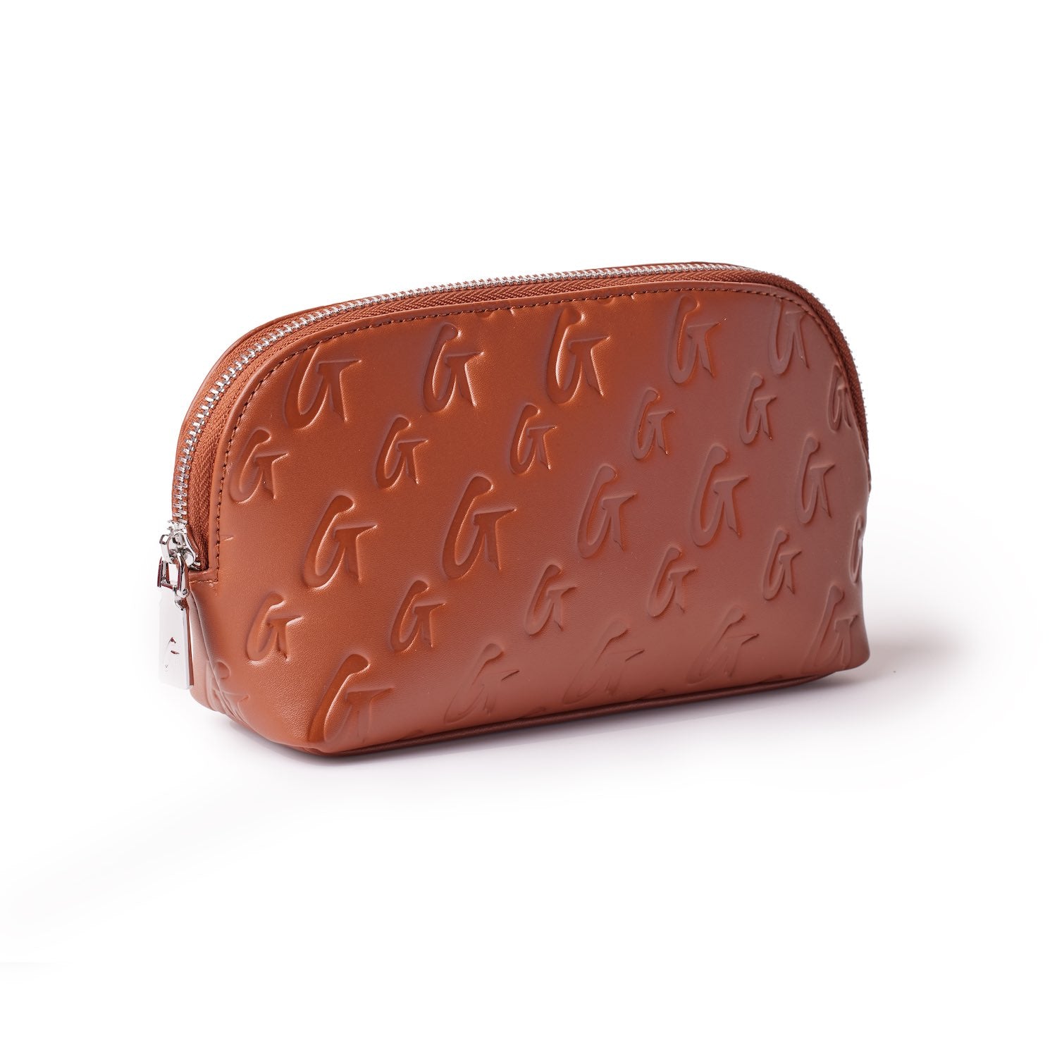 MONOGRAM COSMETIC POUCH BROWN