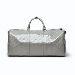 MONOGRAM DUFFLE BAG - MIRROR GRAY