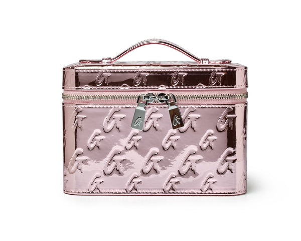 Glamaholic, Bags, Glamaholic Lifestyle Metallic Pink Duffle And Travel Bag