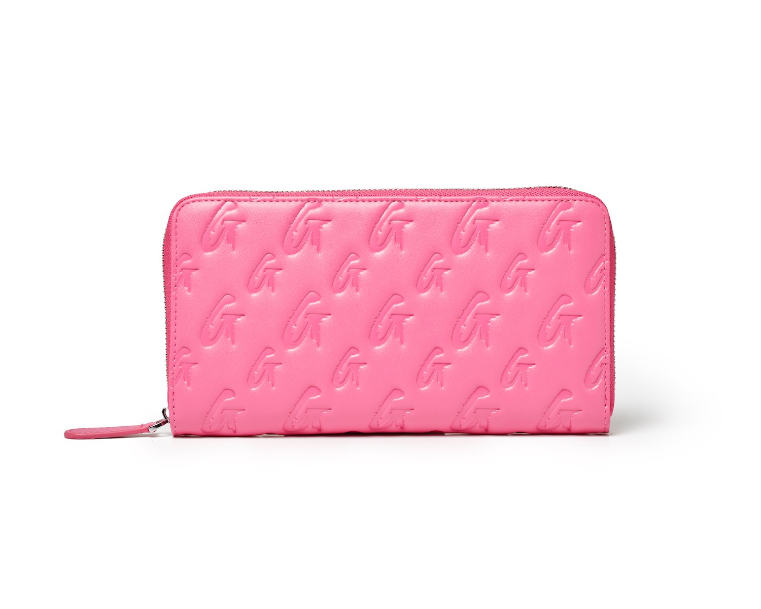 monogram wallet pink