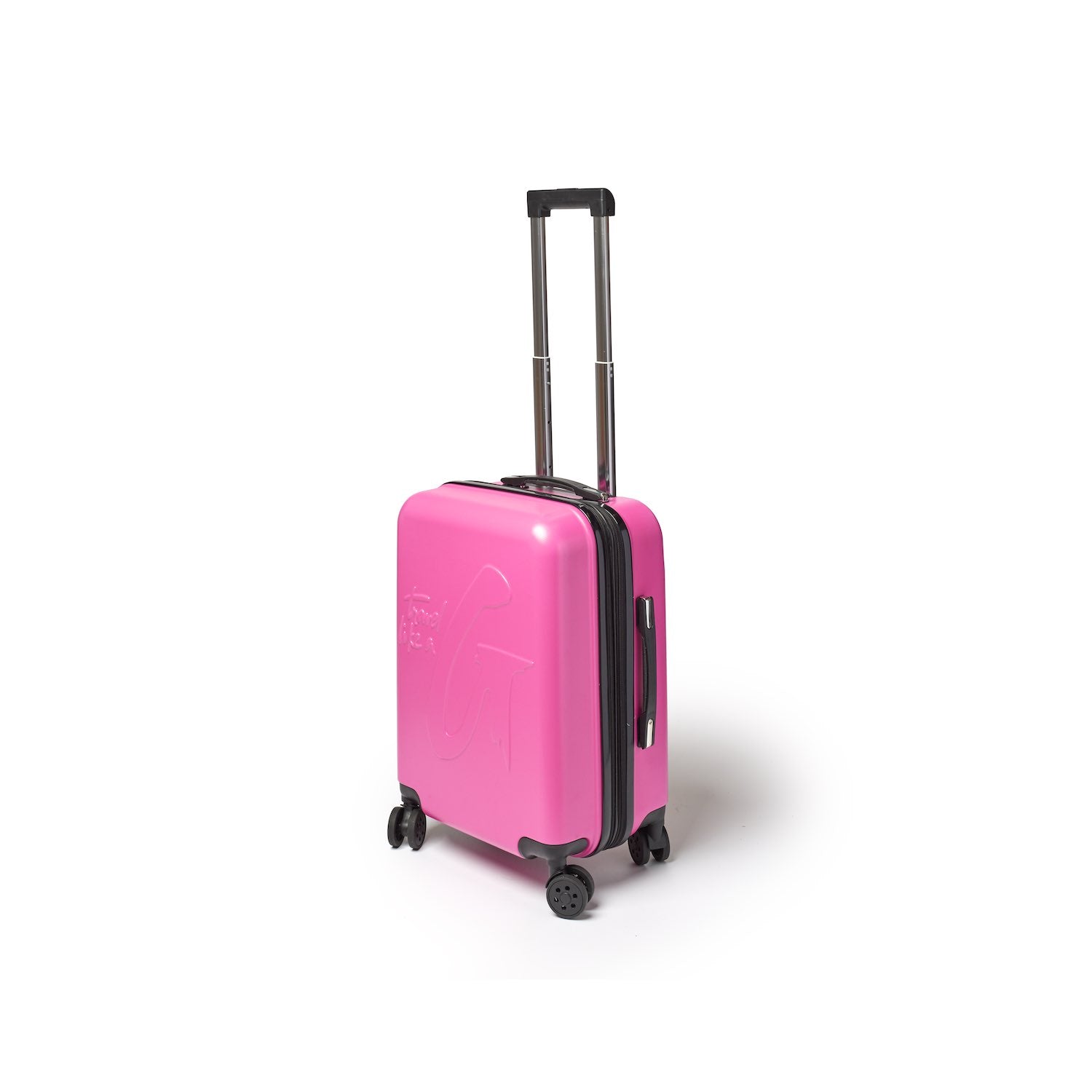 Hot pink outlet carry on luggage