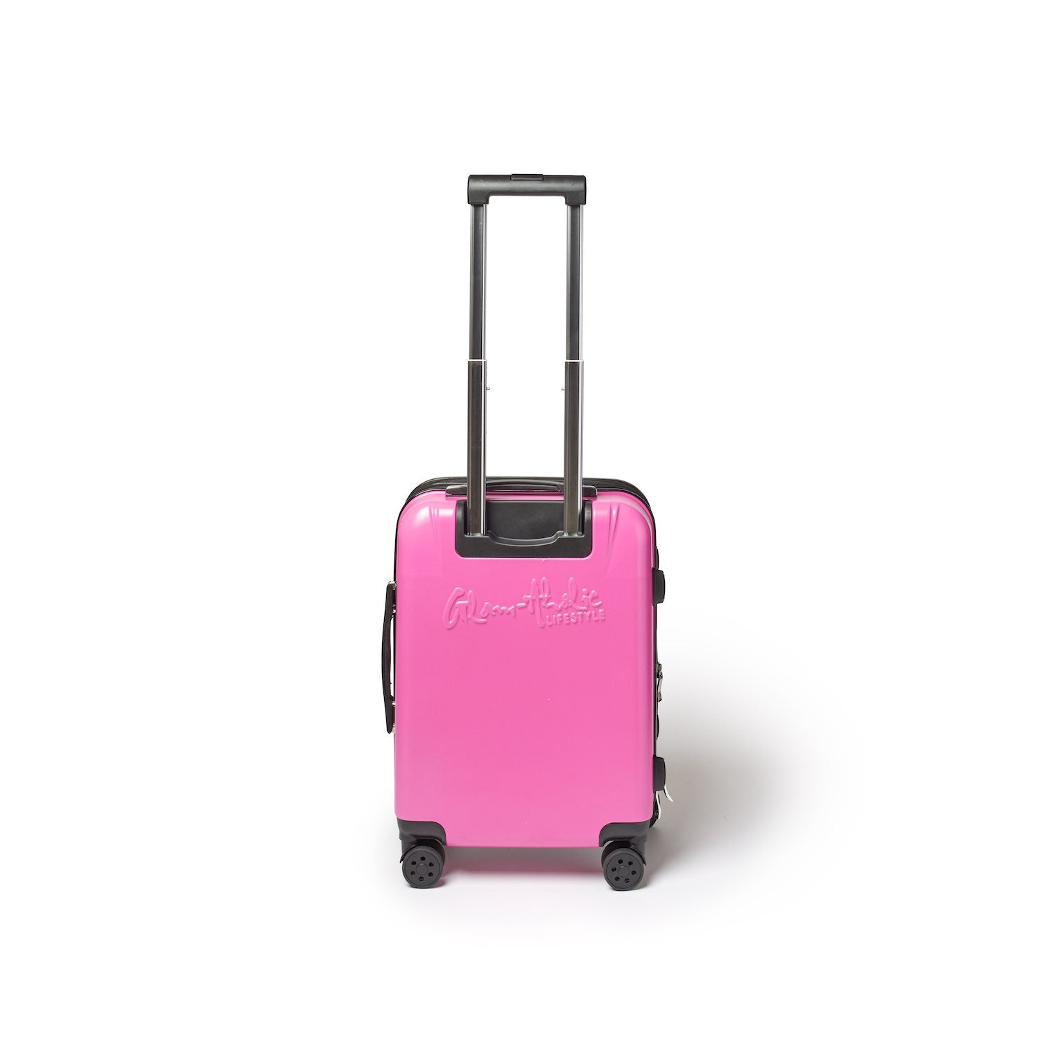 Hot pink outlet carry on luggage