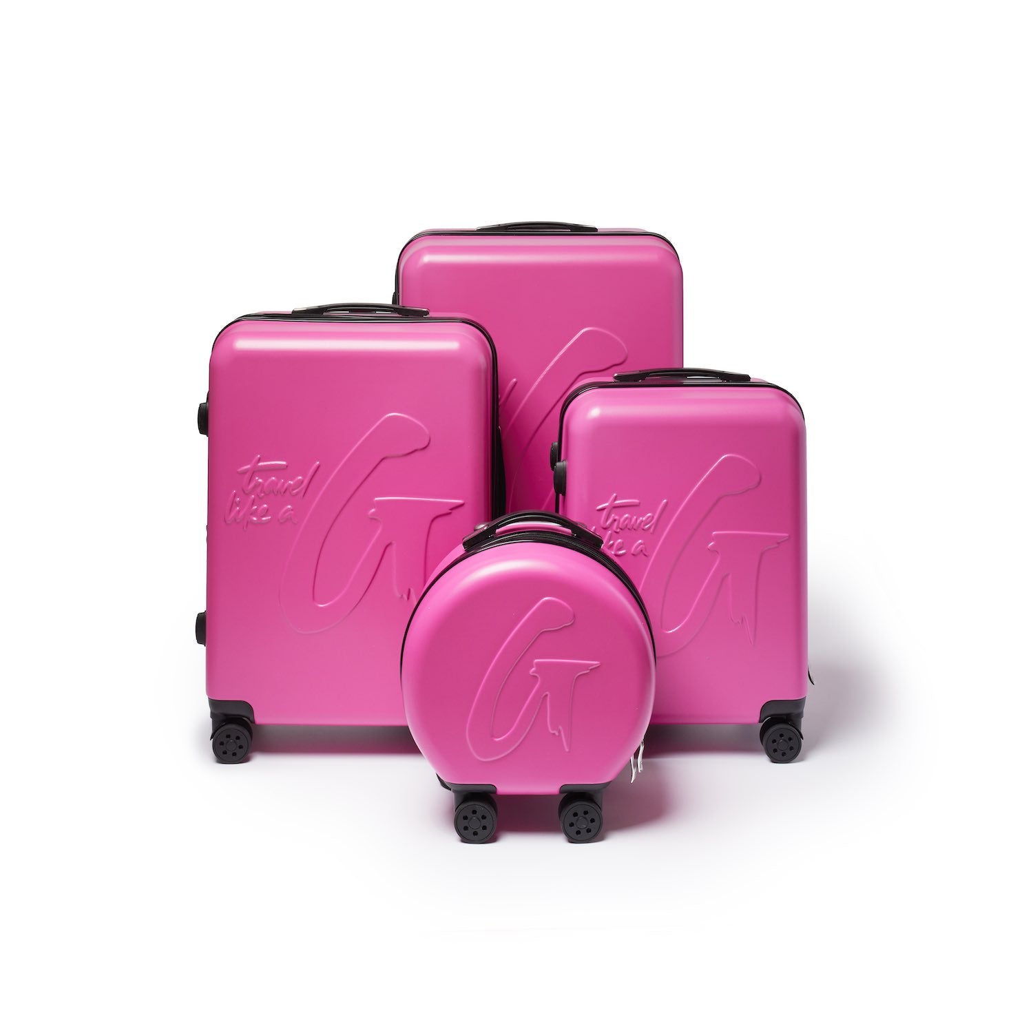 Hot discount pink suitcase