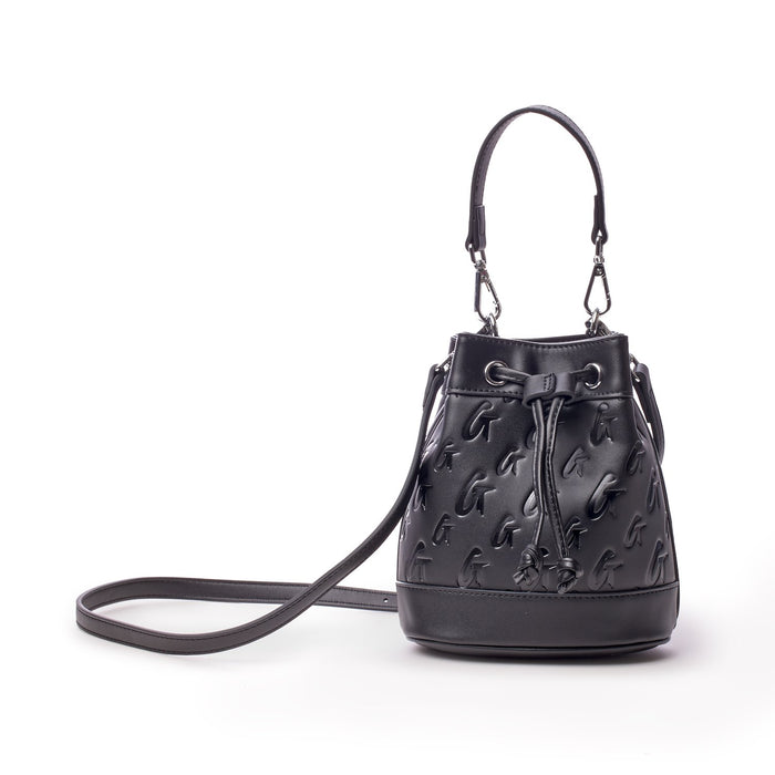 Monogram Mini Bucket Bag Matte Black