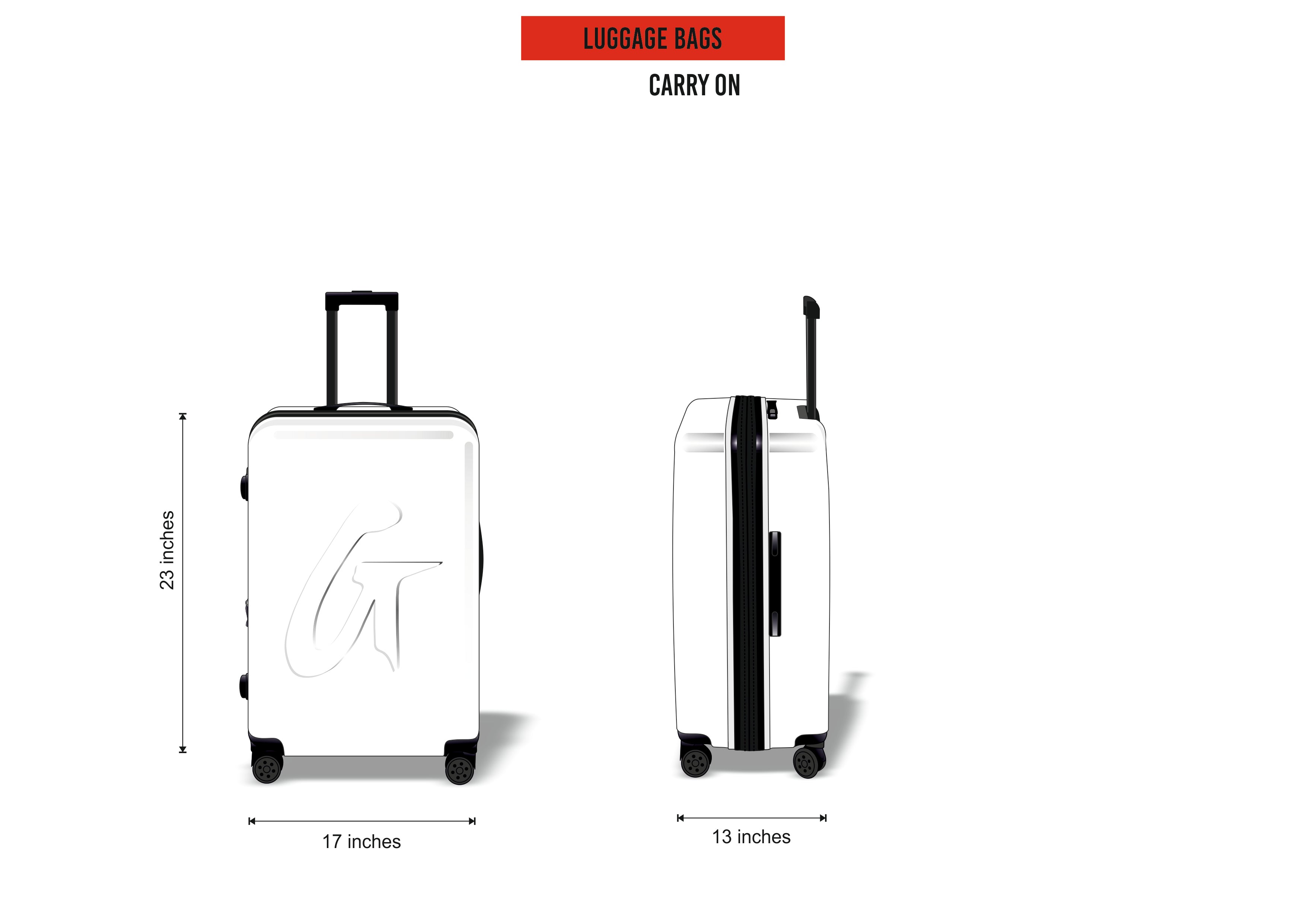 Off white luggage discount pink